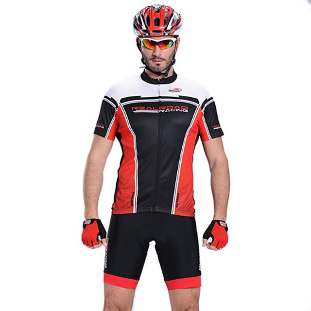  Mysenlan Homme Manches Courtes Cyclisme Maillot Hauts / Top Respirable Séchage rapide Des sports Polyester Vêtement Tenue / Haute élasticité