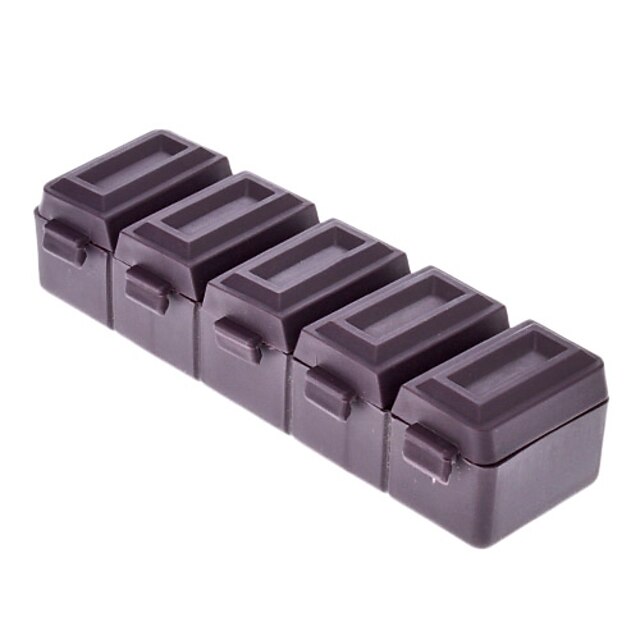  Chokolade Style 5 Lattices Pill Box