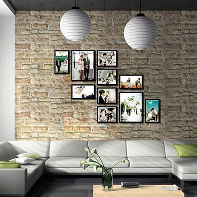  Modern Photo Wall Frame Collection-Set of 10