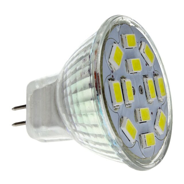  2 W LED bodovky 250-300 lm GU4(MR11) MR11 12 LED korálky SMD 5730 Přirozená bílá 12 V