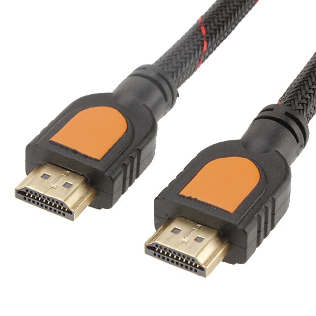  Kabel HDMI 1.4 obsługuje 1920 x 1080 dla Apple TV, PS3, Xbox 360 i Blu-ray (1,5 m)