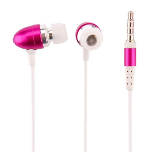  Metalen in-ear stereo oortelefoon hoofdtelefoon met mic