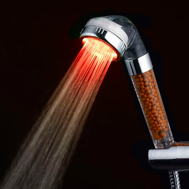  Kortárs Kézi zuhanyzó Króm Funkció - LED, Zuhanyfej