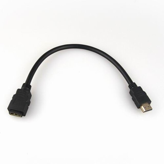  HDMI V1.3 Male to Female Cable for Smart LED HDTV/Blu-Ray DVD(0.5 M)