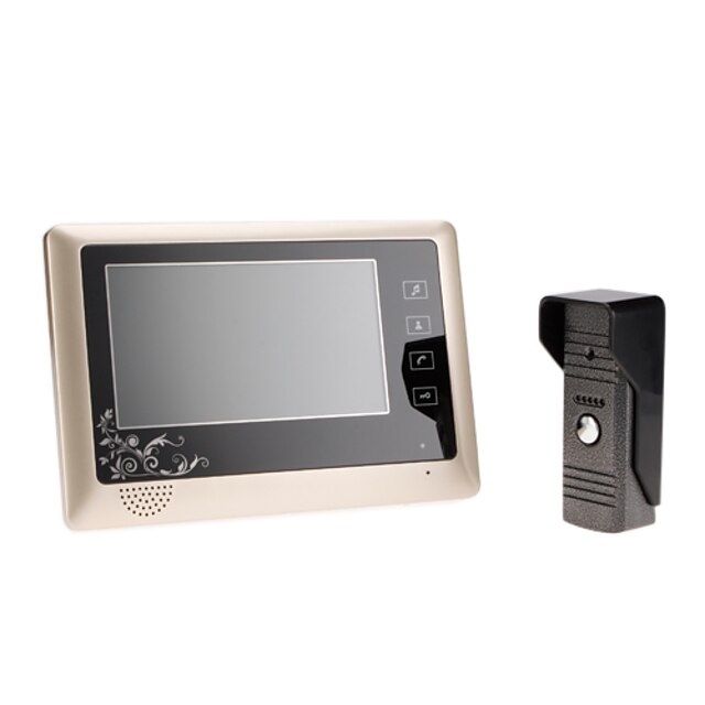  7 inch TFT LCD Monitor Color Video Door Phone Doorbell Home Intercom System