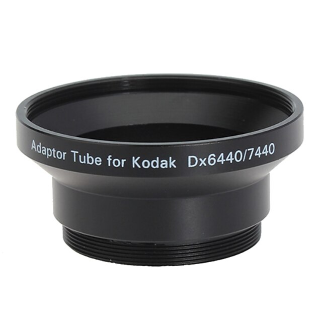  52mm objektiv a filtr Adaptér trubice pro Kodak dx6440/dx7440 černé
