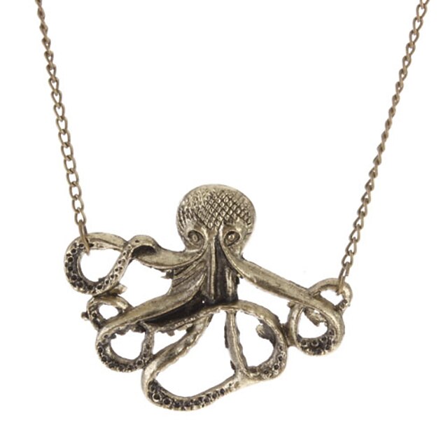  chobotnice vintage náhrdelník dlouhý