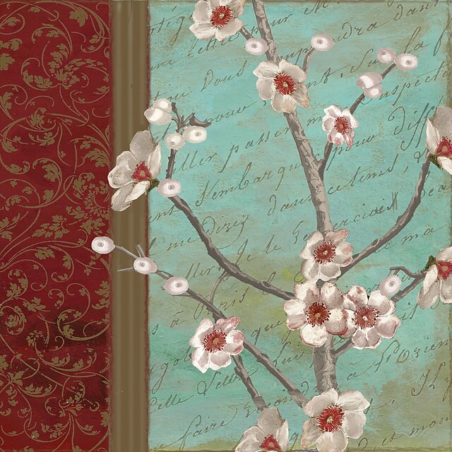  Printed Art Floral Dogwood Blossom I by Color Bakery