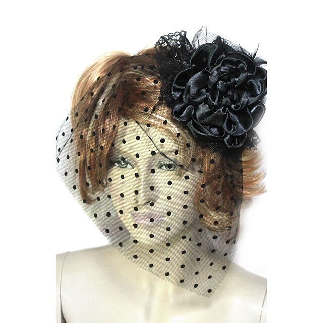  Красивые Хлопок / байки / фатина с Fascinators Hat свадебные