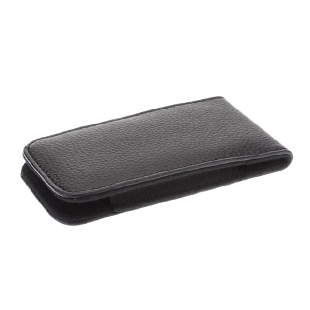  A19B protection PU Leather Case sac de taille pour iPhone 5G (Noir)