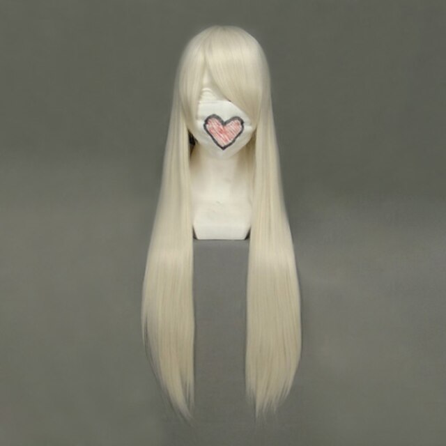  Chobits Chii Cosplay Wigs Women's 32 inch Heat Resistant Fiber Anime Wig