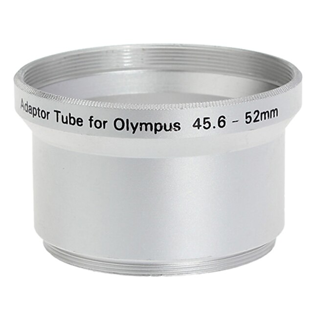  52mm Lens Tube Adapter til Olympus C-760/C-765/C-770/SP-500 Silver