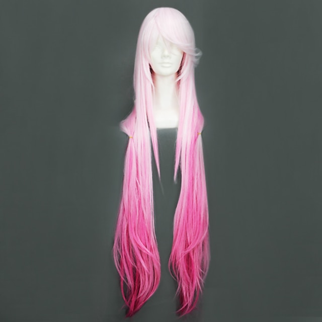  Guilty Crown Inori Yuzuriha Косплэй парики Жен. 44 дюймовый Термостойкое волокно Розовый Аниме