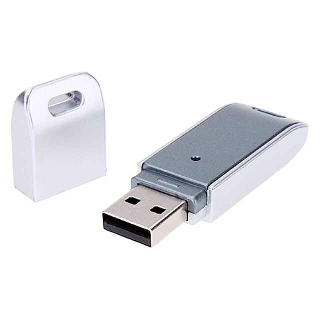  Matière plastique classique USB 2.0 Flash Drive 4G (Argent)