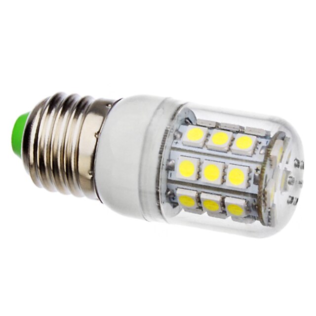  3.5 W LED-kolbepærer 250-300 lm E26 / E27 30 LED Perler SMD 5050 Naturlig hvid 220-240 V 110-130 V