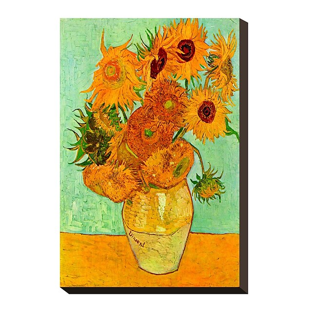  Sunflowers, c.1889 de Vincent Van Gogh famoso lienzo envuelto para galerías