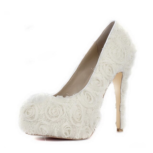  Pompes Satin Stiletto talon avec des chaussures de satin fleur de mariage (plus de couleurs)
