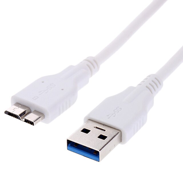 USB 03:00 naar Micro USB White kabel voor printer, mobiele apparaten (1 m)