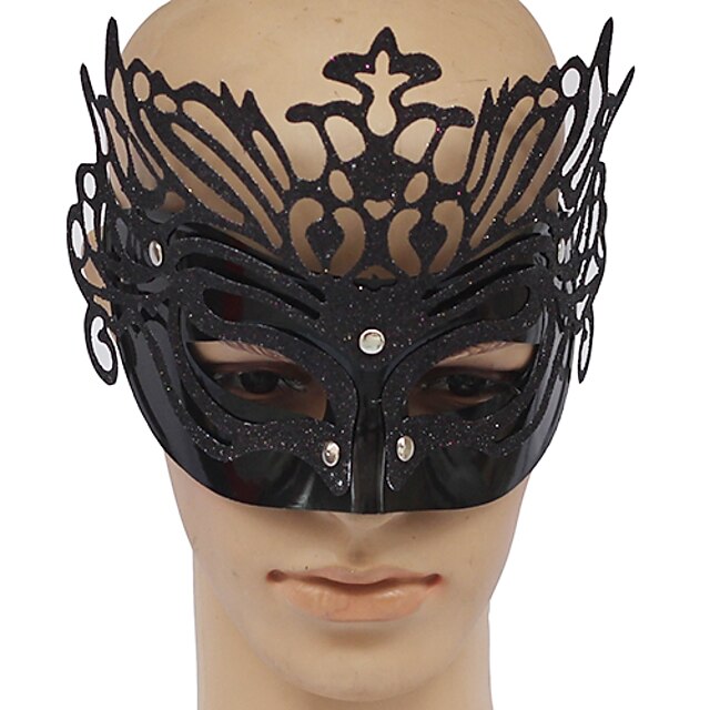  Black PVC Party Queen Masquerade Mask