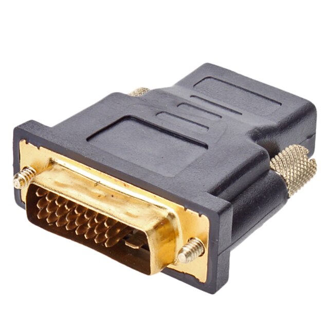  Adaptor DVI 24+1 la HDMI pentru HDMI V1.3/V1.4 