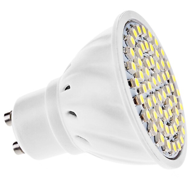  3 W LED szpotlámpák 250-350 lm GU10 MR16 60 LED gyöngyök SMD 3528 Meleg fehér Hideg fehér 220-240 V 110-130 V