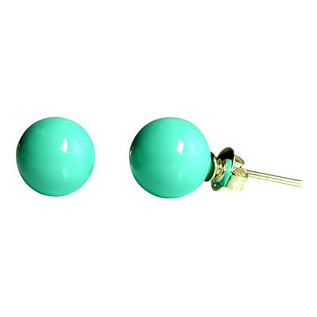  As the Picture As the Picture Pearl Drop Earrings - Pearl, Turquoise Classic For Party