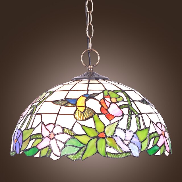  Tiffany 2 - Lette uafhængige Lights med Hummingbird Mønster