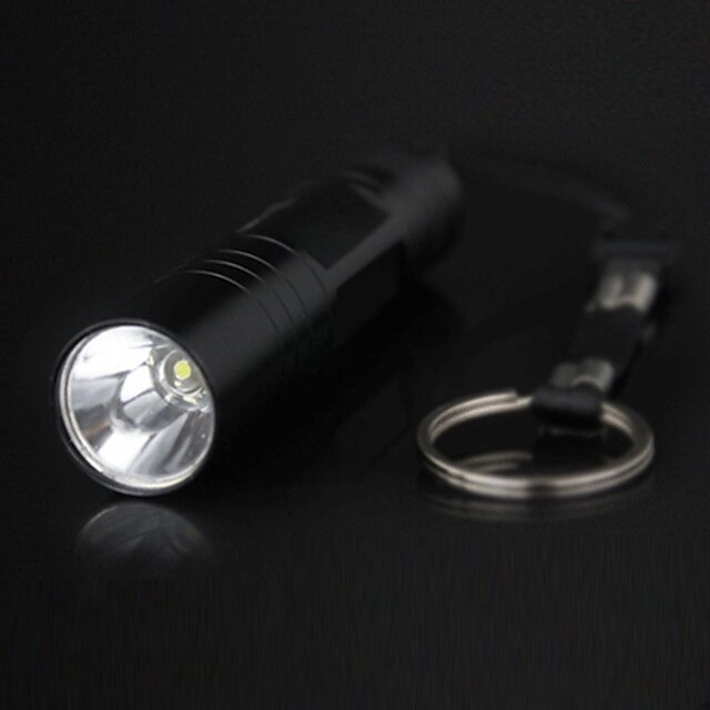  LED Flashlights/Torch / Handheld Flashlights/Torch LED 1 Mode 24 Lumens Waterproof Others AA Camping/Hiking/Caving - SmallSun , Black
