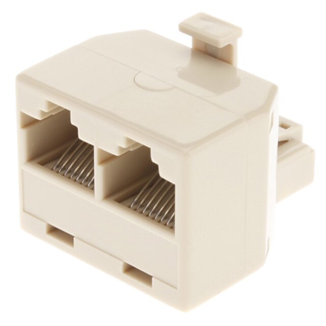  RJ45 M/2F Adapter