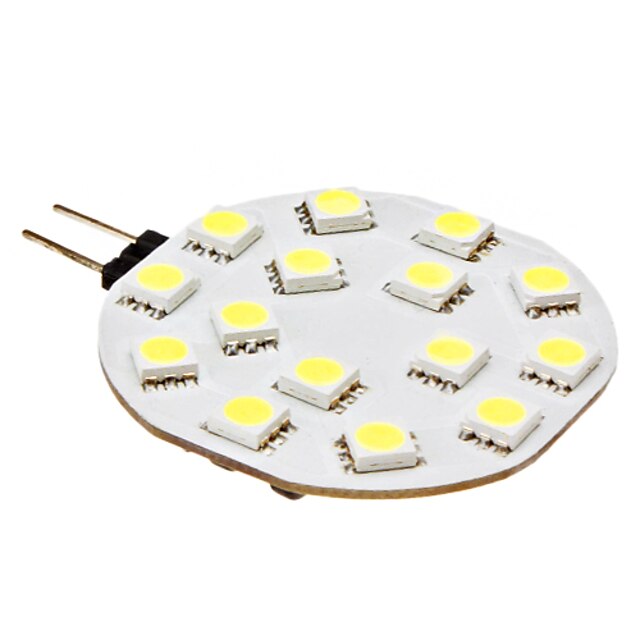  Luminárias de LED  Duplo-Pin 210 lm G4 15 Contas LED SMD 5050 Branco Natural 12 V