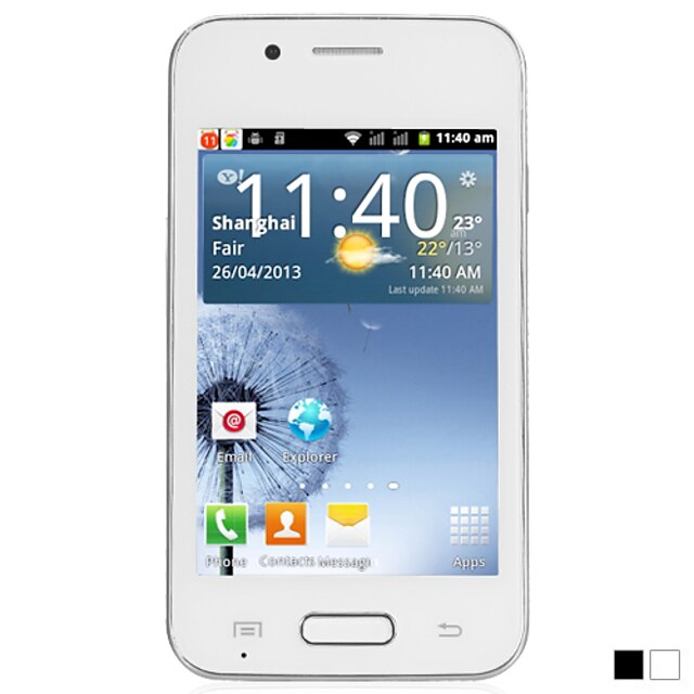  Smartphone D7100 - Android 4.0 com SP6820 1.0GHz 4.0 Polegadas Touchscreen 