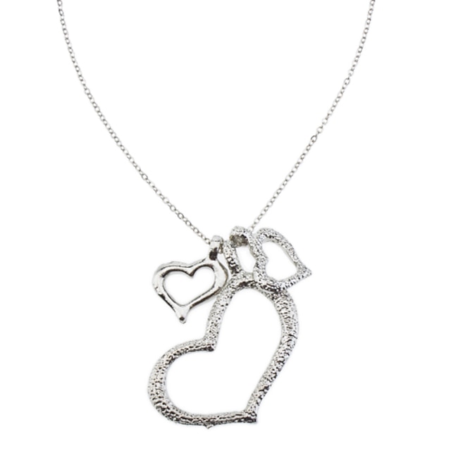  Anheng Halskjede Hjerte Kjærlighed Sølv Halskjeder Smykker Til Takk skal du ha Daglig Valentine