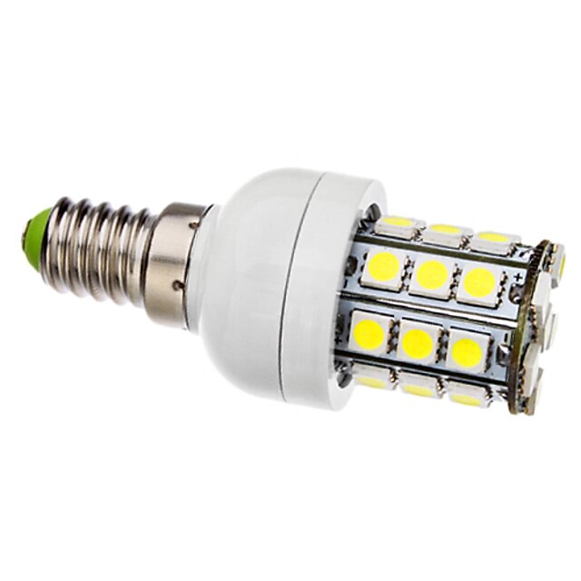  E14 LED corn žárovky T 30 lED diody SMD 5050 Přirozená bílá 6000lm 6000KK AC 110-130 AC 220-240V 