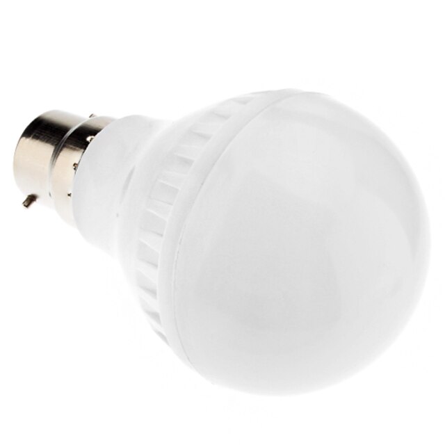  1PC 4.5 W مصابيح كروية LED 250-300 lm B22 E26 / E27 A60(A19) 35 الخرز LED مصلحة الارصاد الجوية 5050 أبيض دافئ أبيض كول أبيض طبيعي 220-240 V
