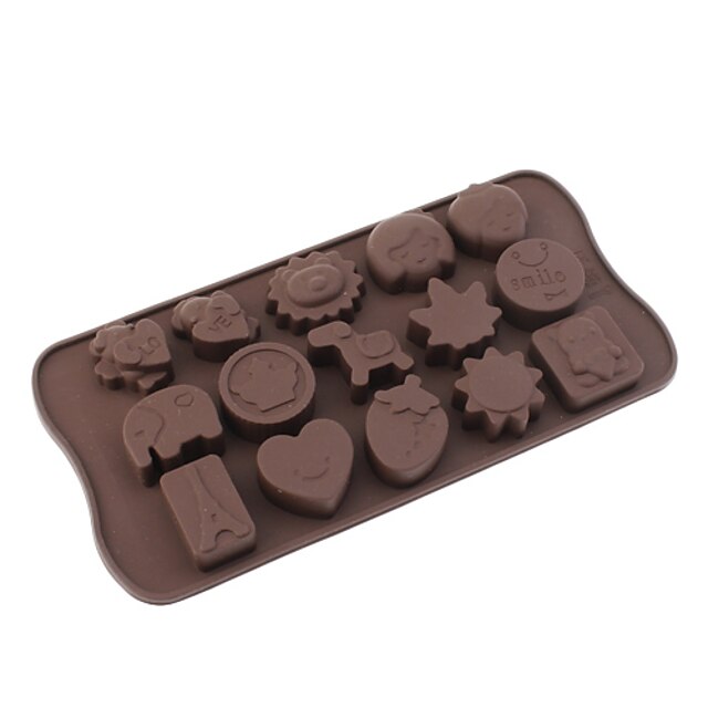  Toys Theme Silicone Chocolate Mould