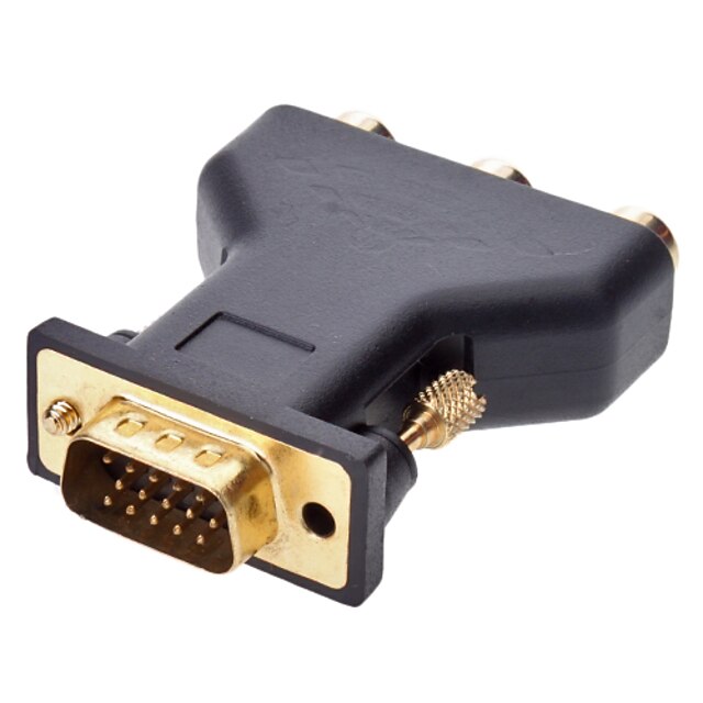  VGA to 3RCA M/F Adapter