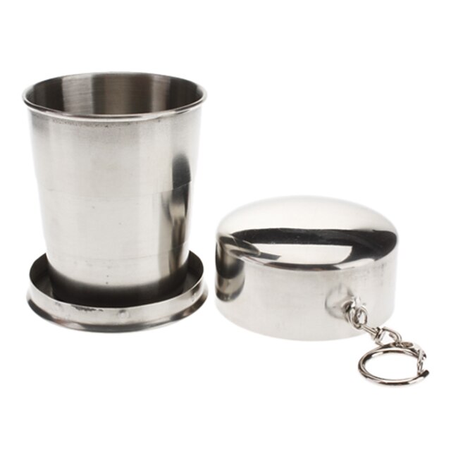  Campingmugg Bärbar Lättvikt Hållbar för Aluminiumlegering Utomhus Camping Resa Utomhus Silver / Svart