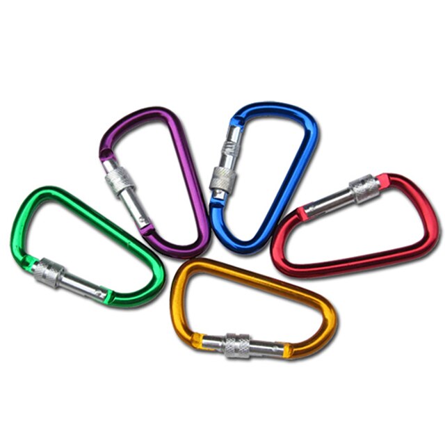  Carabiners Portable Climbing Outdoor Alloy cm pcs