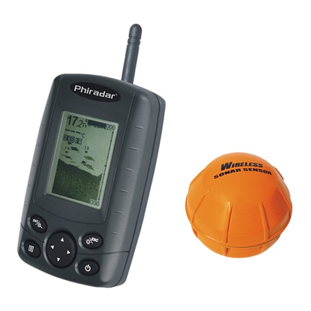  128*96 inch Fish Finder LCD 37 m Underwater Camera 30 m 4×AAA