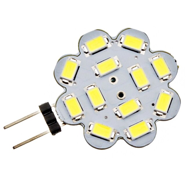  LED Bi-pin Lights 270 lm G4 12 LED Beads SMD 5730 Natural White 12 V