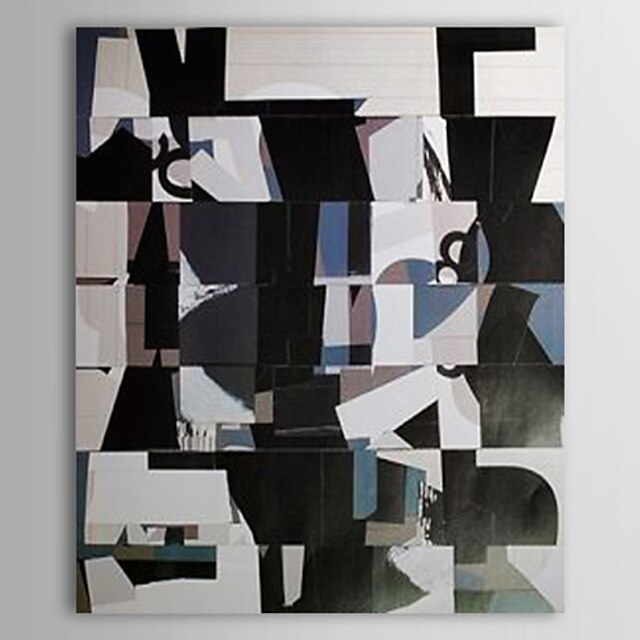  Peint à la main Abstrait Format Vertical Toile Peinture à l'huile Hang-peint Décoration d'intérieur Un Panneau