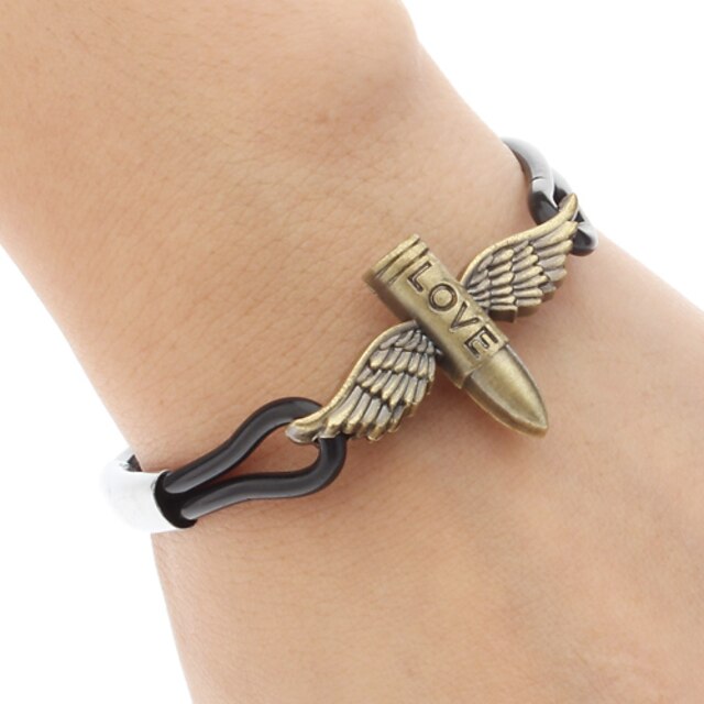  Women's Charm Bracelet Alloy Punk Wings / Feather Jewelry