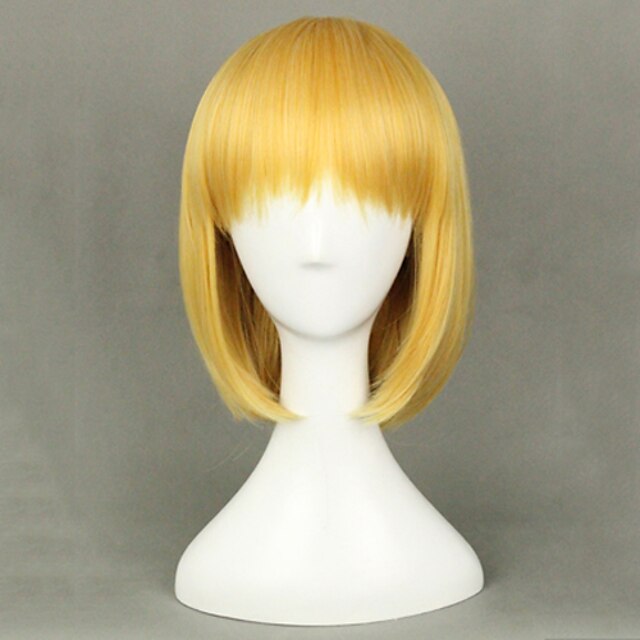  Attack on Titan Armin Arlert Men's 16 inch Heat Resistant Fiber Anime Cosplay Wigs