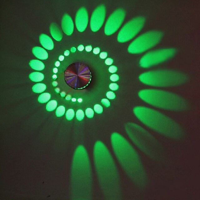  LED Промывать настенные светильники для монтажа Гостиная Спальня Детская Алюминий настенный светильник 90-240 Вольт 3 W / Интегрированный светодиод / CE