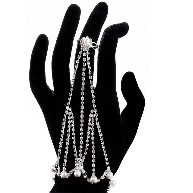  Charming Alloy with Crystal Bracelet