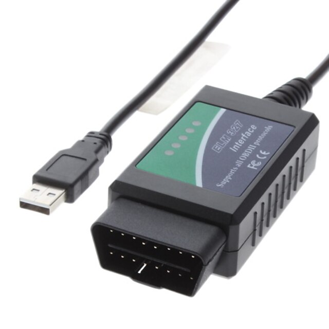  Universal High-speed V1.5 ELM-327 Bluetooth interface Diagnostic Tool med USB-kabel til biler