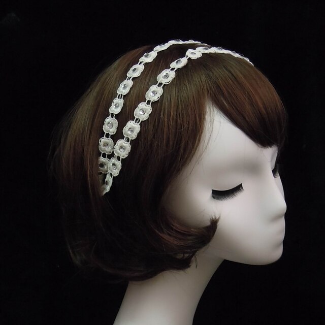  Women's Lace / Rhinestone Headpiece-Special Occasion Headbands