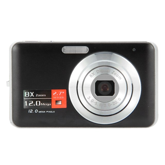  8Xデジタルカメラ(F = 6.0ミリメートル、2.7 'TFTスクリーン)