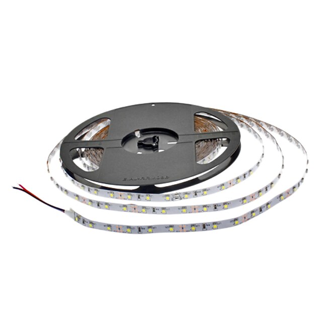  zdm® 2x5m flexible LED-Lichtleisten 300x2 LEDs kaltweiß / weiß dekorativ / für Fahrzeuge geeignet / selbstklebend 12V 2St / 3528 smd