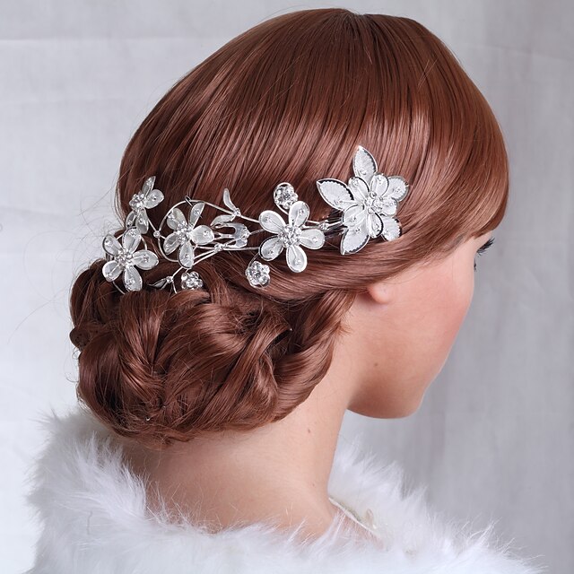  Fabulous Hjemmelaget Hair Combs med Rhinestone for bryllup / Spesielle anledninger Headpieces